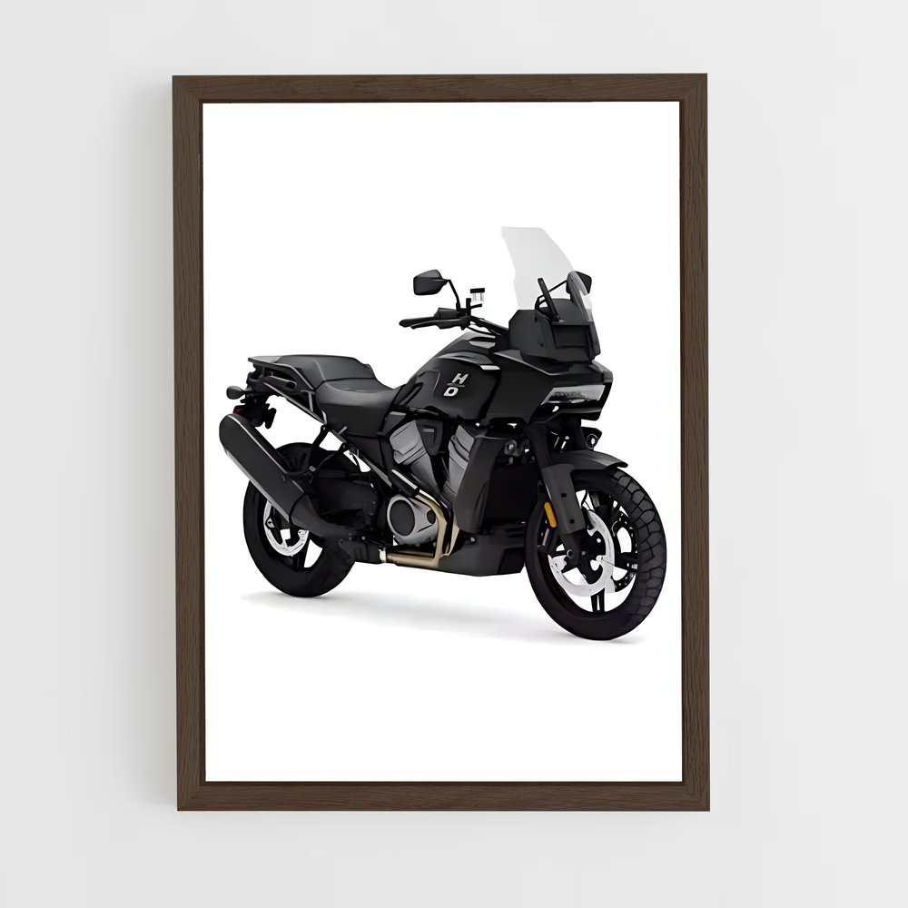 Poster Pan America Noir – affiche Harley-Davidson (vue 5)